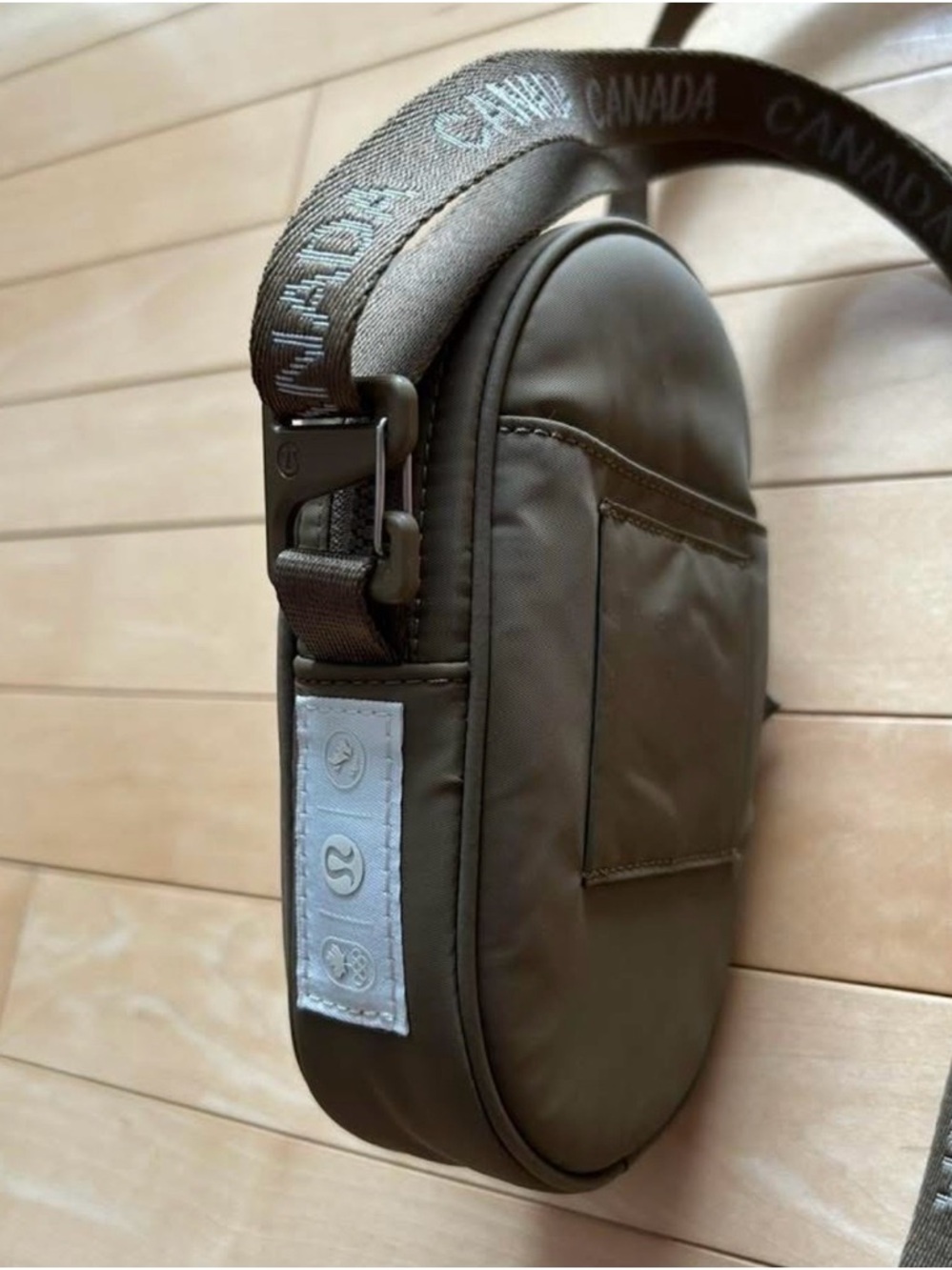 lululemon athletica Olive Green Team Canada Crossbody Belt Bag - Picture 6 of 6